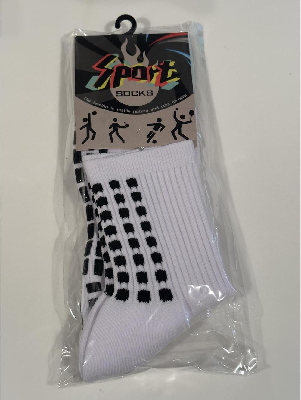 Anti Skid Sport Crew Sock (2 pk)